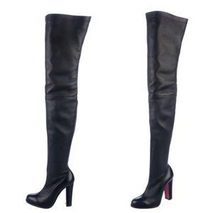 Christian Louboutin Verusch Over the knee leather boots RETAIL 2,995